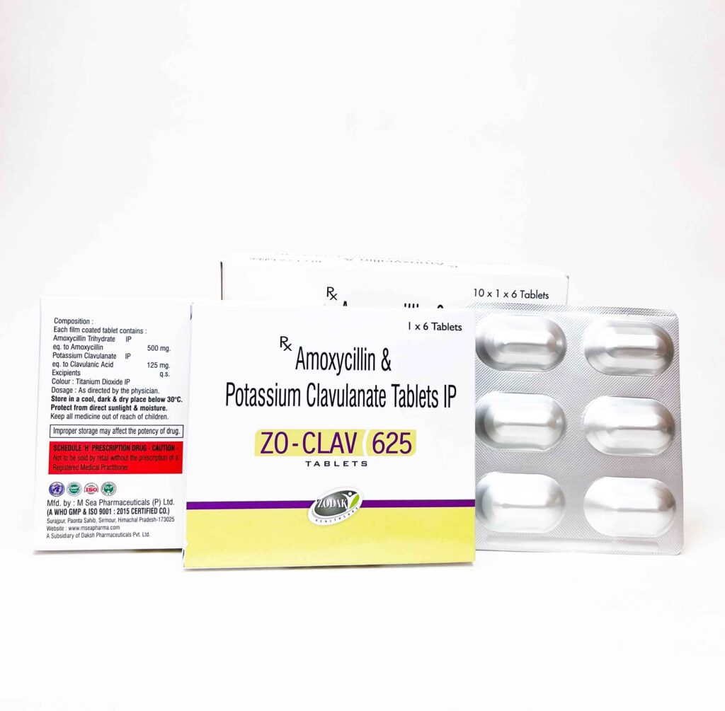 Zo–Clav | Amoxycillin + Clavulanate Tablets