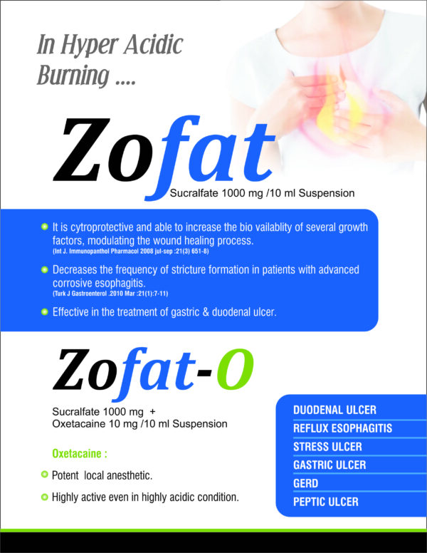 ZOFAT-O, ZODAK HEALTHCARE, ZODAK HEALTHCARE PANCHKULA, PCD FRANCHISE